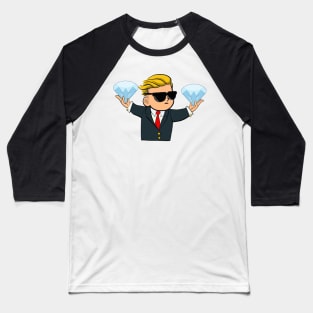 Wall Street Bets - Diamond hands Baseball T-Shirt